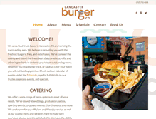 Tablet Screenshot of lancasterburger.com
